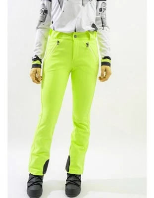 NUEVOS Pantalones de snowboard de esquí Softshell Haze para mujer de Bogner en amarillo neón talla XS NWT Foto 1 de 4