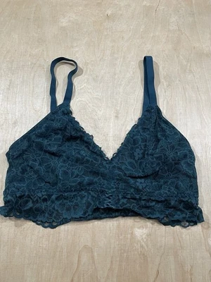 Victoria's Secret Women's Lace Wireless Bralette XL Green - Image 1 of 4