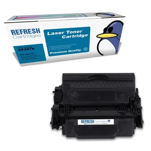 Refresh Patronen Ersatz schwarz CF287X Toner kompatibel mit HP Druckern - Bild 1 von 10