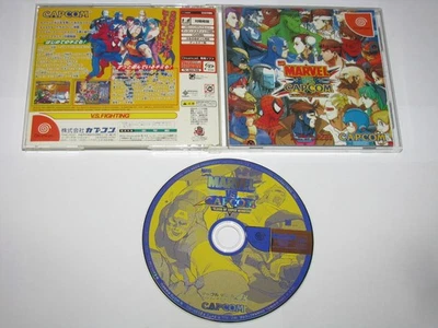 Marvel vs Capcom 1 Clash of Super Heroes Sega Dreamcast Japan import US Seller - Image 1 of 4