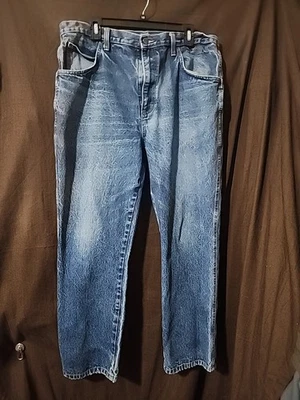 Work N’ Sport Jeans Men 38x30 Carpenter Straight Fit Dark Wash - Image 1 of 4