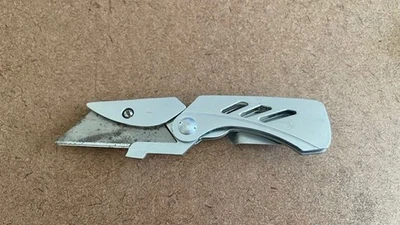 Cuchillo utilitario plegable Linerlock Gerber Box Cutter delgado de acero inoxidable 8971018A Foto 1 de 4