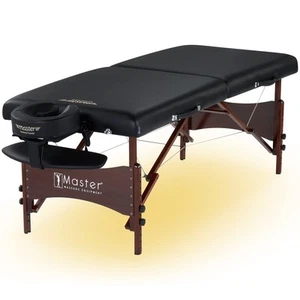 Newport 30" Professional Portable Massage Table Package in Black with Ambient... - Picture 1 of 9