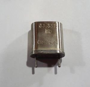 HC-6/U - 33,3375 MHz Radio Crystal - 0,050 pinów - CR-32/U - Wright - Zdjęcie 1 z 3