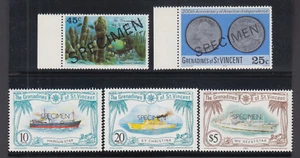 San Vicente Granadinas Sc 79//237 MNH. 1976-82 números con muestras ovpts - Imagen 1 de 1