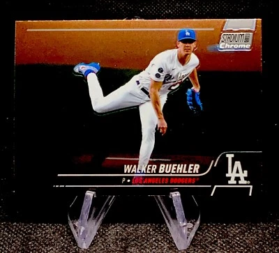 2022 Topps Stadium Club Chrome Walker Buehler #122 Los Angeles Dodgers - Image 1 of 2