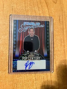 2023 Leaf Pop Century - Pete Davidson - Blue Mojo Stand Up Signatures Auto 8/12
