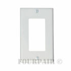 Decora Decorator Style Trim Ring Flush Wall Face Plate Single 1 Gang GFCI White