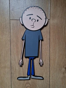 Karl Pilkington Wooden Wall Art Sign Ricky Gervais Steve Merchant Show Xfm - Picture 1 of 4