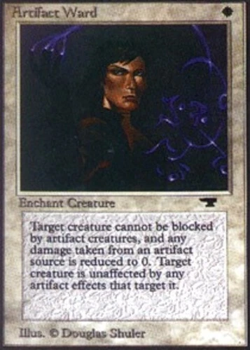 Artifact Ward ~ Heavily Played Antiquities MTG Magic UltimateMTG White Card - Image 1 of 1