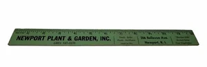 Vintage Newport Plant & Garden, INC. 12” Wooden Ruler Newport, R. I. - Picture 1 of 11