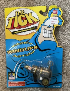 The Tick Wind-Up Action Figure”CANNON HUMAN BULLET"Bandai,1995)-NIP - Picture 1 of 3