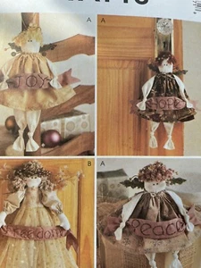Vintage McCall’s Crafts #4267 Peaceful Christmas Angels Circa 2003 - Imagen 1 de 8