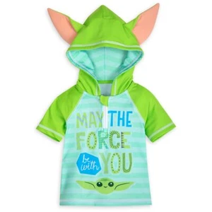 Disney Star Wars The Child Baby Yoda Swim Rash Guard Size 3 6 9 12 18 24 Months - Picture 1 of 3