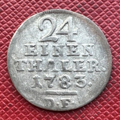 Germany, Hesse-Cassel 1783-DF Billon 1/24 Thaler. Frederick II. KM# 525 - Image 1 of 2