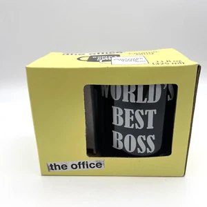 The Office Michael Scott Worlds Best Boss 11 oz Coffee Mug Dunder Mifflin NIB - Picture 1 of 2