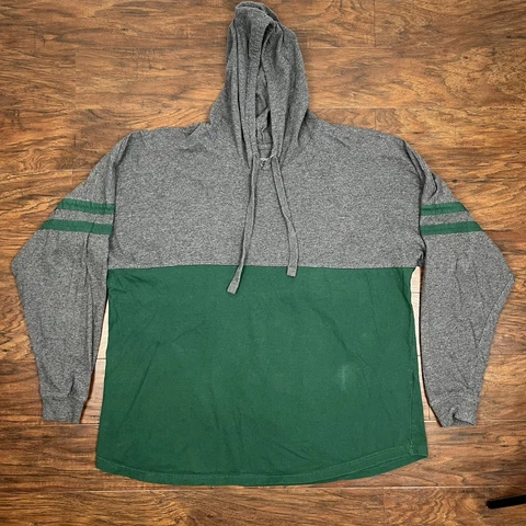 Ohio University Bobcat Lightweight Pullover T Shirt Hoodie Long Sleeve Mens XL Cover