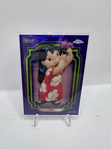2024 Topps Chrome Disney #92 Lilo Purple and Green Pulsar Refractor /150 - Bild 1 von 2