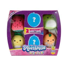 Squishville Fruit Squad 🙂 🙂 🙂 2" Caja de SEIS figuras de fruta de felpa - Imagen 1 de 7