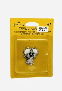 Parche Hallmark Teeny Weenie Koala Apliques Bordados Suizos De Colección Nuevo de Lote Antiguo EE. UU. Años 70 - Imagen 1 de 3