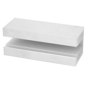 U Type TO-3P Heat Sink Aluminum Dense Tooth Heat Cooler Fin Cooling For 1 /2 /3 - Afbeelding 1 van 8