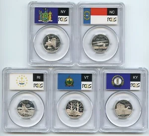 2001 S Silver State Quarter Set PCGS PR69DCAM - Picture 1 of 2