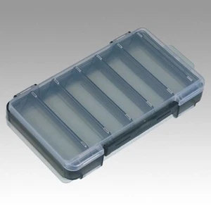 Meiho Reversible L-86 (140 x 104 x 22 mm) Clear Smoke (5675) - Picture 1 of 5