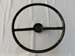 OEM Chevrolet 1964 Impala Steering Wheel Chevy Bel Air Biscayne Black nos - Picture 1 of 14