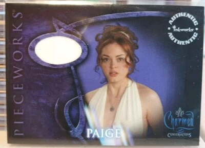 Charmed Conversations Rose McGowan PWCC3 Pieceworks Costume Card Paige Gown 2005 - Image 1 of 2