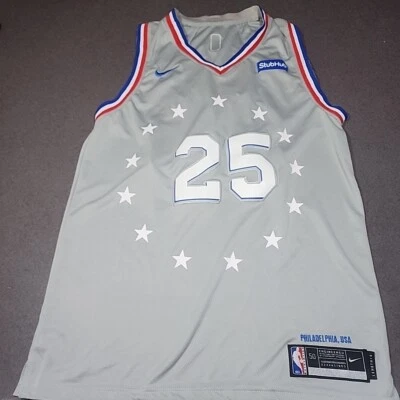 Ben Simmons #25 Philadelphia 76ers Alternate Gray Jersey (50) Nike Stubhub Fan - Image 1 of 4