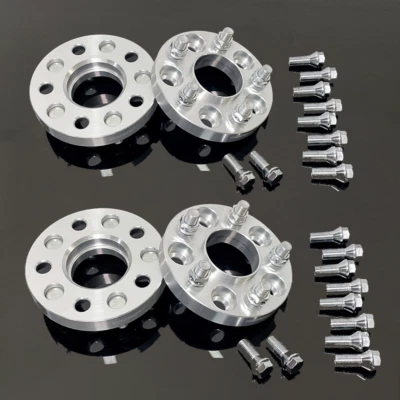 2x 15mm + 2x 20mm Lochkreisadapter Für 5x100 Auto auf Neu VW Audi 5x112 57,1 Rad - Bild 1 von 4