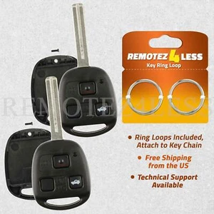 2 For 1998 1999 2000 Lexus GS400 Shell Case Cover Car Fob Key - Picture 1 of 6