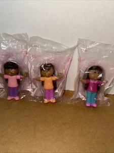 Burger King Kids Cabbage Patch Kids Minis 2007 sellado afroamericano lote de 2 - Imagen 1 de 5