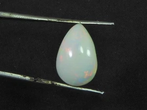 9X14MM Natural Ethiopian Welo Fire Opal Pear Healing Crytsal Loose Gemstone q808 - Picture 1 of 9