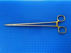 Symmetry Surgical 36-2004 Classic Plus Needle Holder; Crile-Wood; 10 1/4 in, TC - Picture 1 of 4