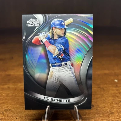 Bo Bichette /199 Refractor 2022 Topps Chrome Black Blue Jays  - Image 1 of 3