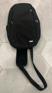 Travelon Borsa a tracolla classica antifurto, borse e borse da donna nere - Foto 1 di 4