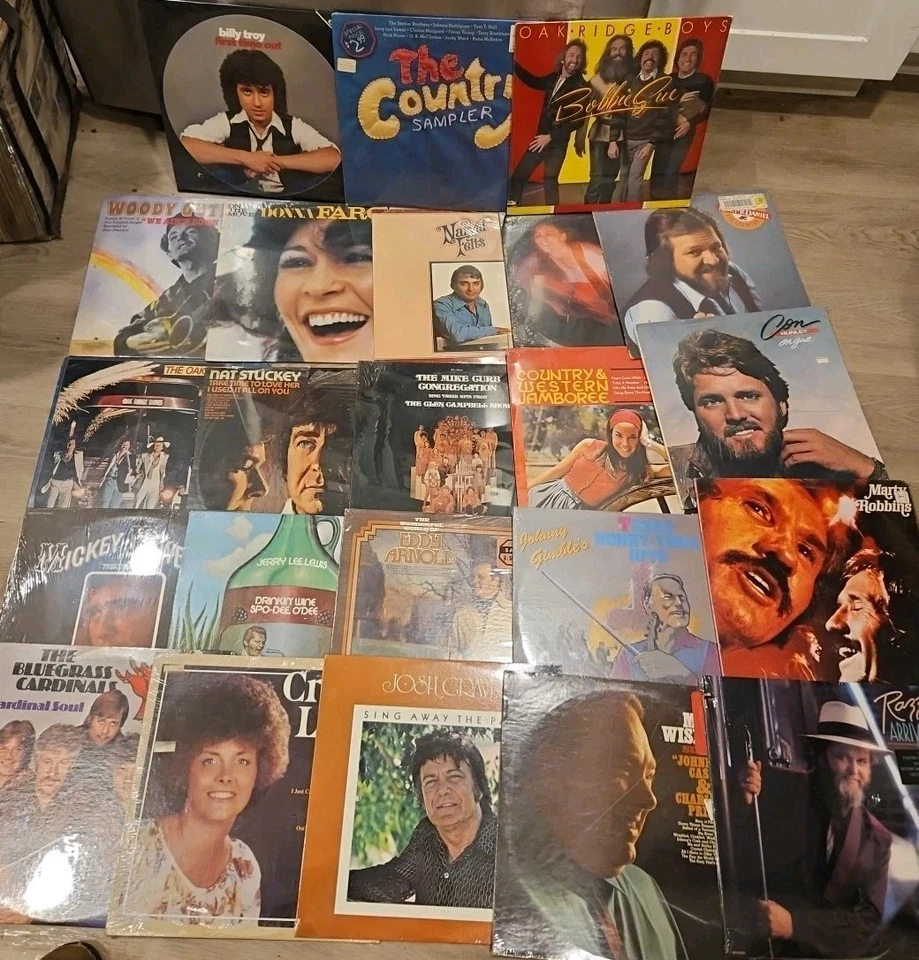 Lot - 23 Assorted ~ Country, Folks, Honky Tonk & Western ~ SEALED~LP's  - Image 1 of 4