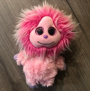Juguete de peluche TY Frizzys KINK THE PINK FURRY MONSTER 10" 2015 - Imagen 1 de 10