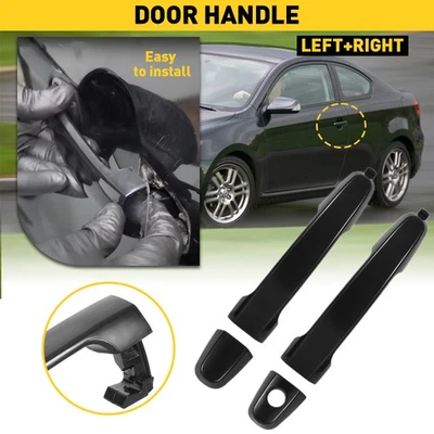 Manija de puerta exterior izquierda derecha para Toyota RAV4 2001-2012 lado del conductor delantero del pasajero Foto 1 de 4