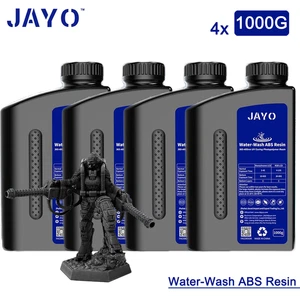 JAYO 4KG 405nm UV Resin Water Washable ABS-Like Black 1KG/SET For LCD 3D Printer - Picture 1 of 9