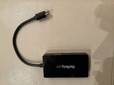 StarTech.com Mini DisplayPort auf HDMI DVI VGA Adapter 3-in-1 Reiseadapter - Bild 1 von 3