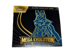 Mega Evolution Elite Trainer Box Lucario ETB New Sealed Pokemon - Picture 1 of 8