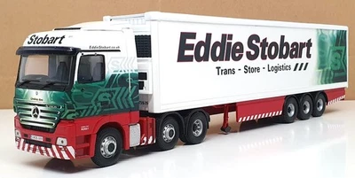 Corgi 1/50 Scale CC13801 - Mercedes Benz Actros Fridge Trailer Eddie Stobart Ltd - Image 1 of 4