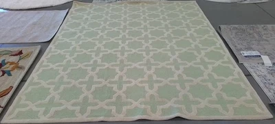 Alfombra verde claro/marfil 8'-0" x 10'-0" defecto, precio reducido 1172789527 CAM125B-8 Foto 1 de 4