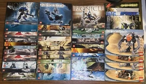 HUGE LOT of 40 LEGO BIONICLE Building Instruction Manuals / Booklets - Picture 1 of 8