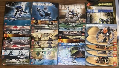 HUGE LOT of 40 LEGO BIONICLE Building Instruction Manuals / Booklets - Image 1 of 4