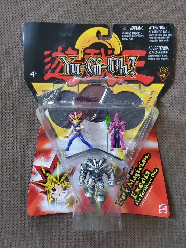YUGIOH SERIES 2 MATTEL ACTION FIGURE 3 PCK YUGI CURSE OF DRAGON GAIA 2002
