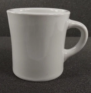 Rego Diner Coffee Mug Heavy Restaurant Ware Fine Porcelain White - Picture 1 of 8
