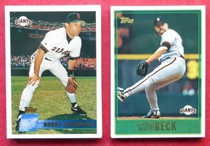 Set squadra Topps San Francisco Giants 1996 e 1997 (27 carte) - Foto 1 di 3